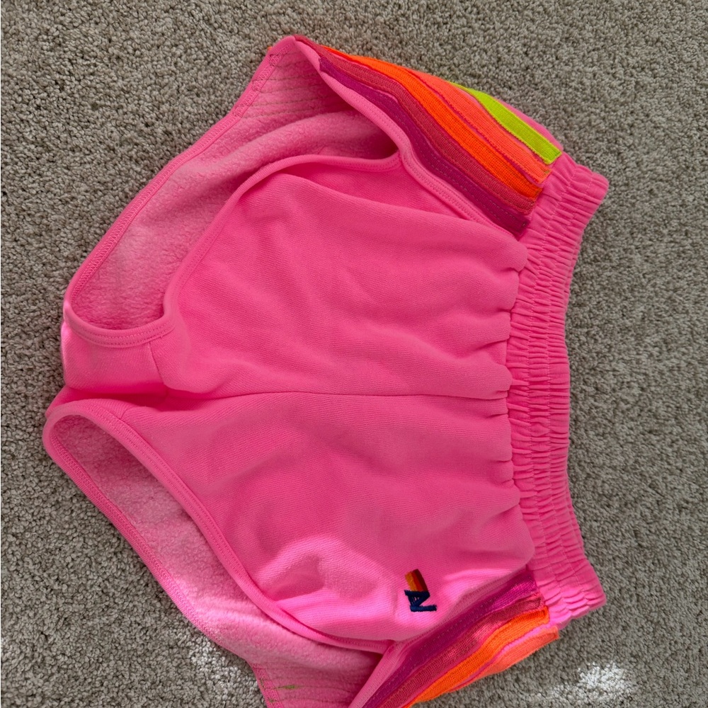 RARE Aviator Nation Shorts with Rainbow Stripes